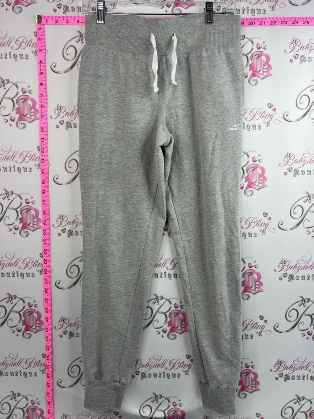 O'Neill sweatpants comfy soft Gray Women's Drawstring Jogger Pants